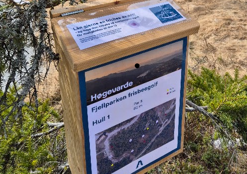 Fjellparken frisbee